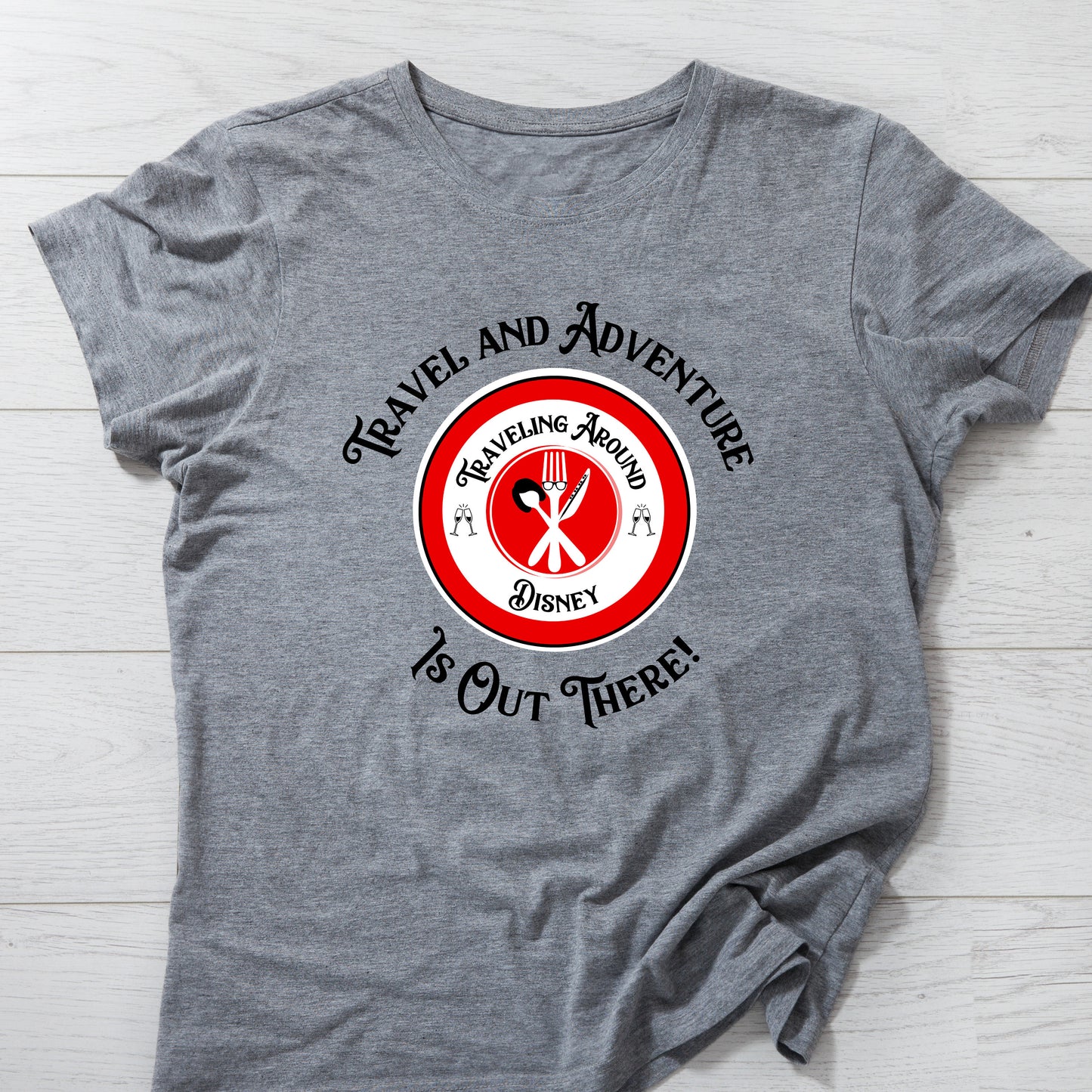 Travel and Adventure is Out There! Logo T-Shirt