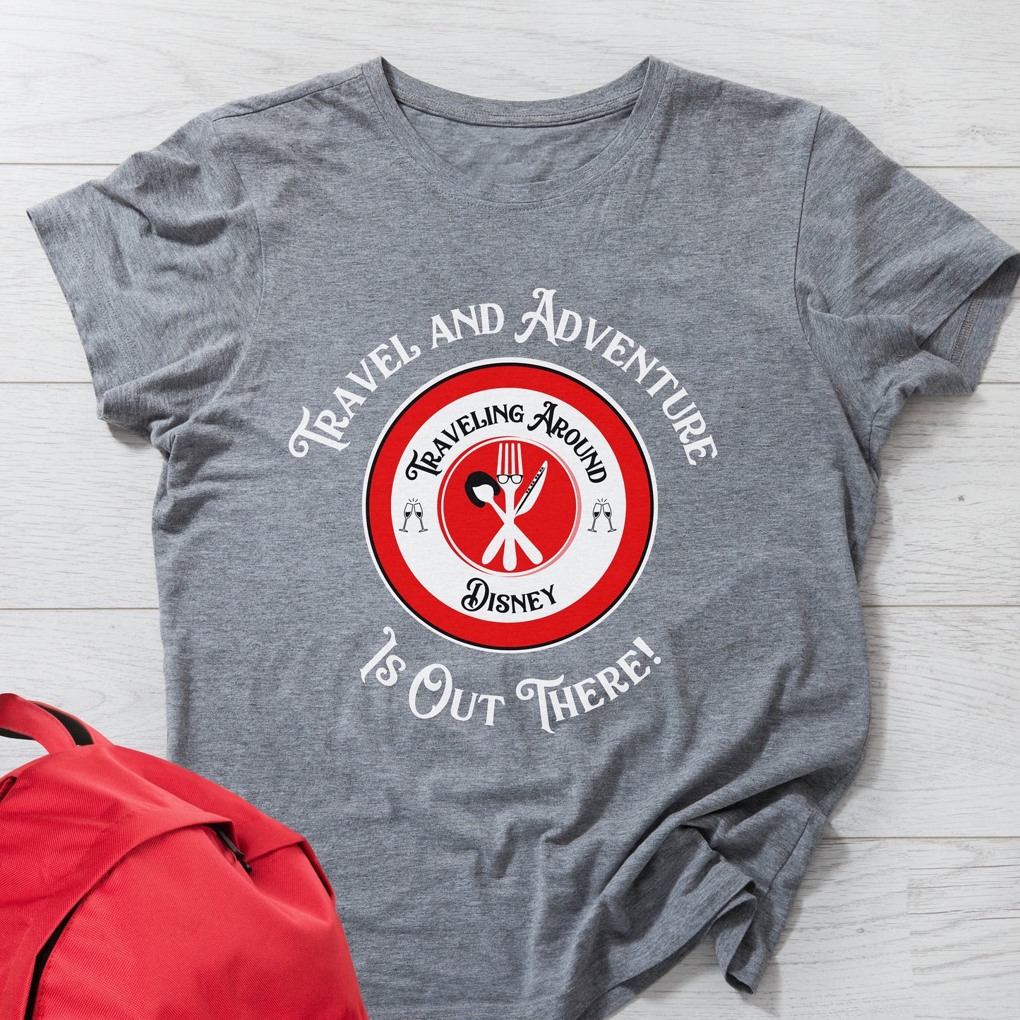 Travel and Adventure is Out There! Logo T-Shirt