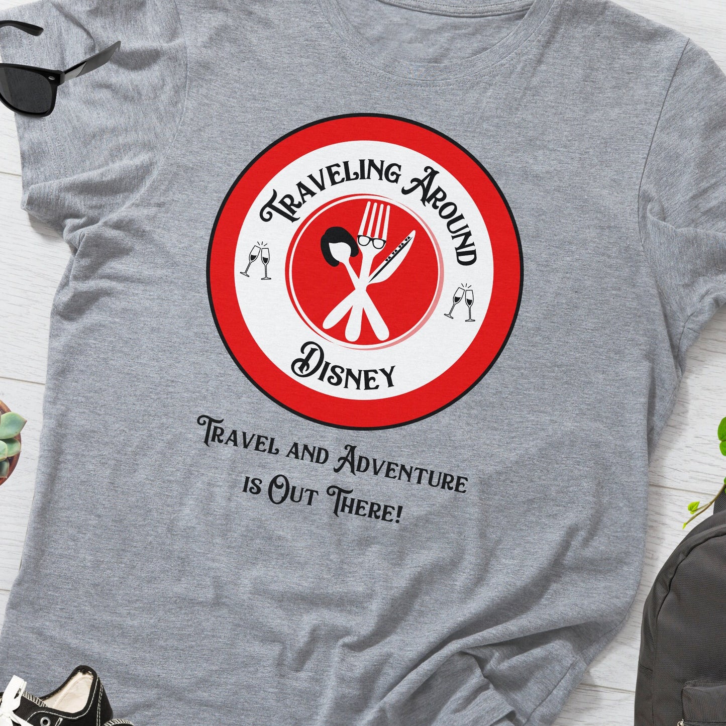 Traveling Around Disney Logo T-shirt
