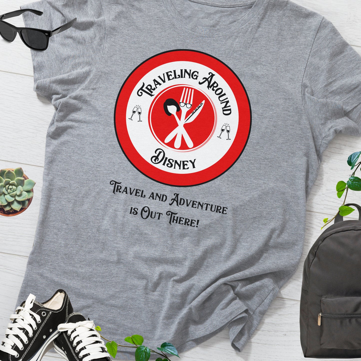 Traveling Around Disney Logo T-shirt