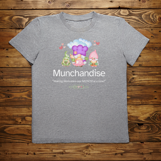 Grey Munchandise Logo T-Shirt