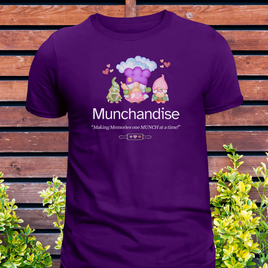 Purple Munchandise Logo T-Shirt