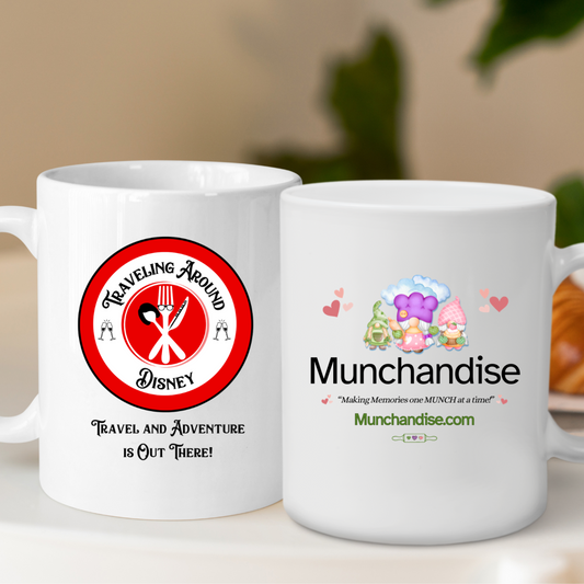 Munchandise With Traveling Around Disney Logo Coffee Mug